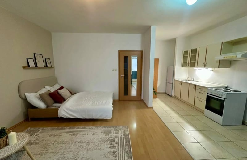 Rent of a furnished 1-room apartment, 37 m², Bratislava-Petržalka, Slovakia
